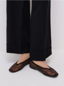 Transparentne baleriny - wielobarwny