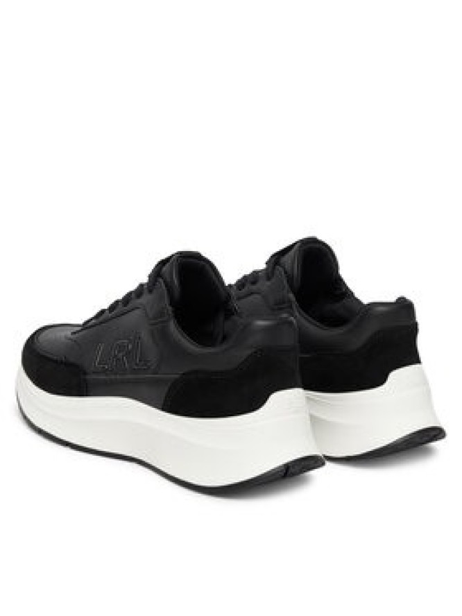 LAUREN RALPH LAUREN Sneakersy 802974376002 Czarny