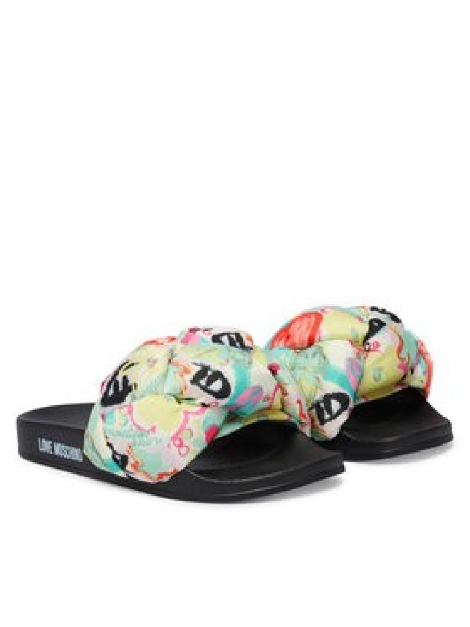 LOVE MOSCHINO Klapki JA28312G0OIW480A Kolorowy