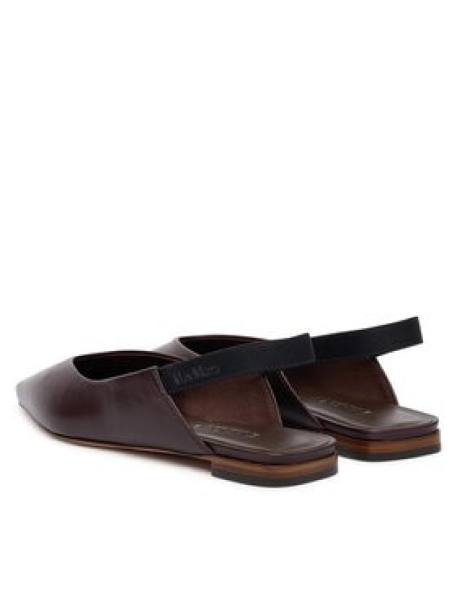 Max Mara Baleriny Mxacrea 2614521431600 Bordowy