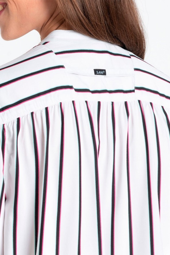 LEE BLOUSE DAMSKA BLUZKA BRIGHT WHITE L46PACLJ 112110956