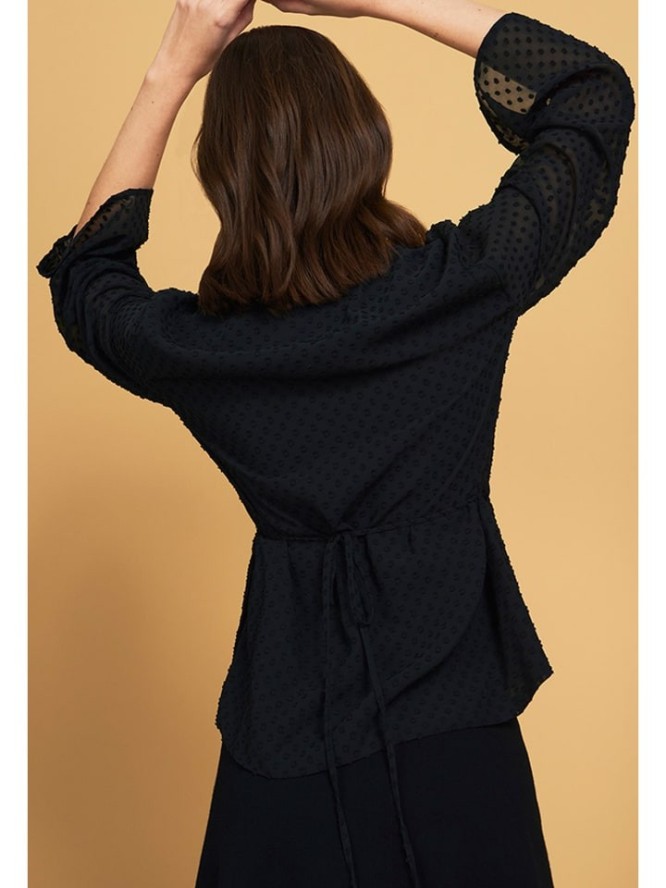 STEFANEL Koszula w kolorze czarnym rozmiar: L