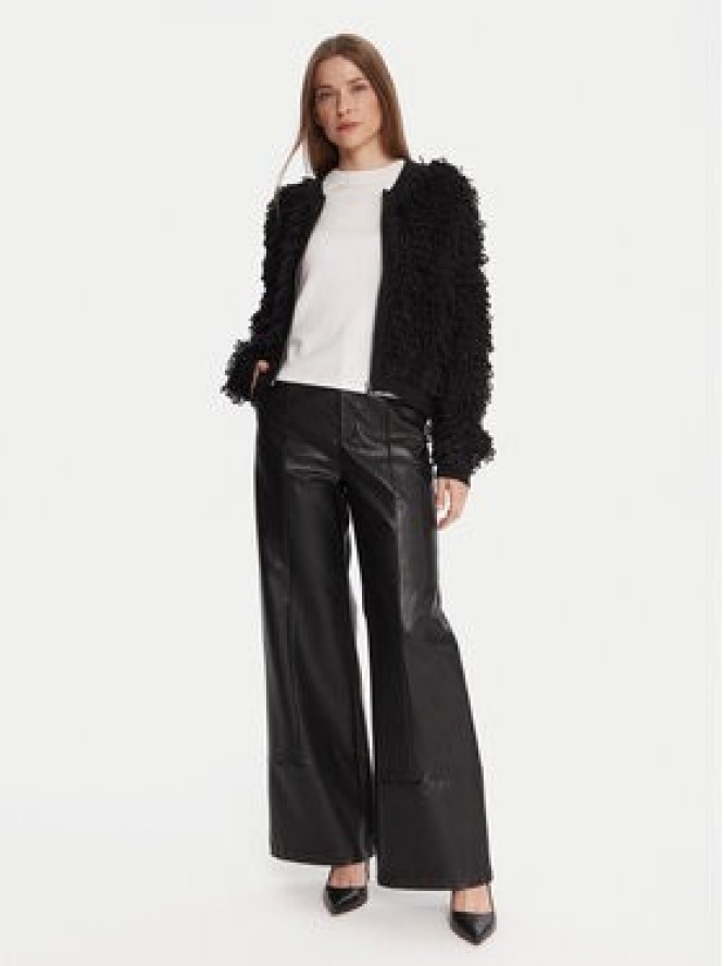 French Connection Kardigan 78ZBU Czarny Regular Fit