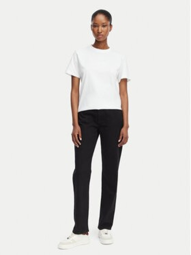 Calvin Klein Jeans T-Shirt Classic Monologo LV047D873G Biały Regular Fit