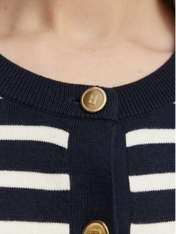 Tommy Hilfiger Kardigan WW0WW42370 Granatowy Regular Fit