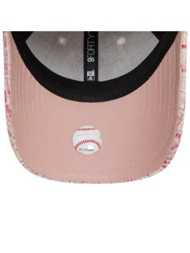 New Era Czapka z daszkiem New York Yankees Tweed 9Forty 60595382 Różowy