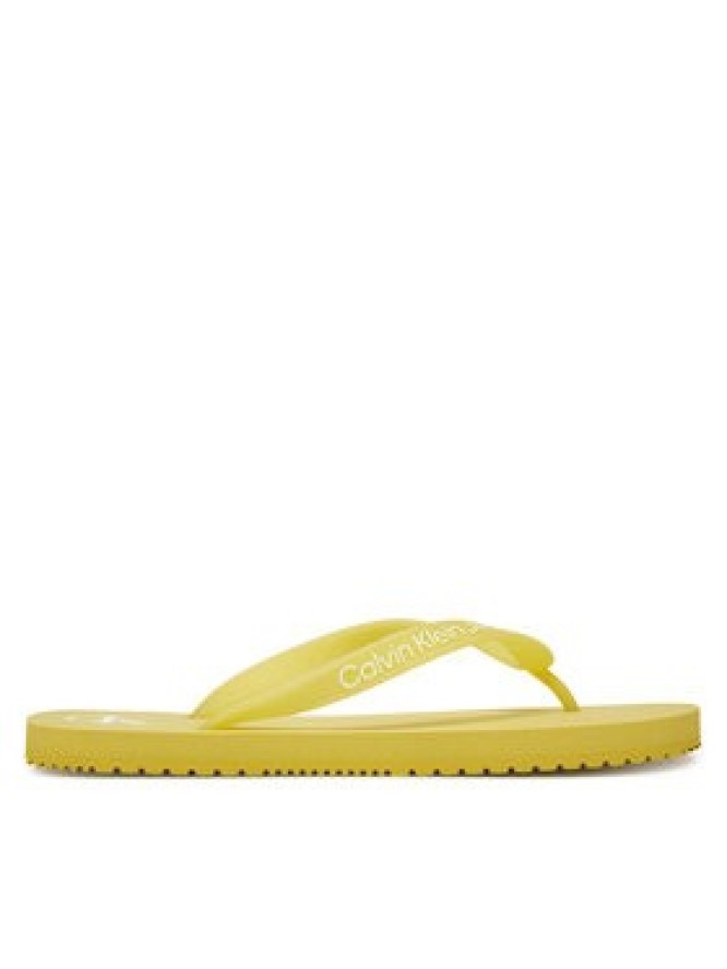 Calvin Klein Jeans Japonki Beach Sandal Transparent Tpu YW0YW01829 Żółty