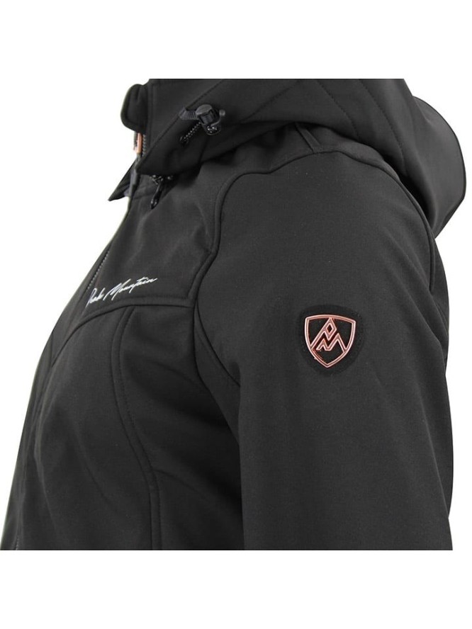 Peak Mountain Kurtka softshellowa "Amaleo" w kolorze czarnym rozmiar: M