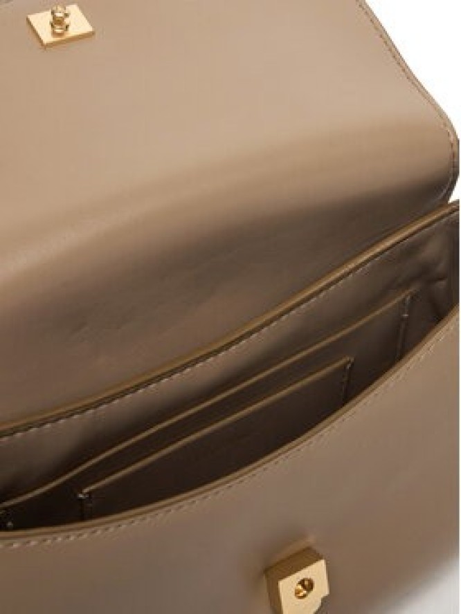 Calvin Klein Torebka Ck Brushed Flap Camera Bag LV04F3409G Beżowy