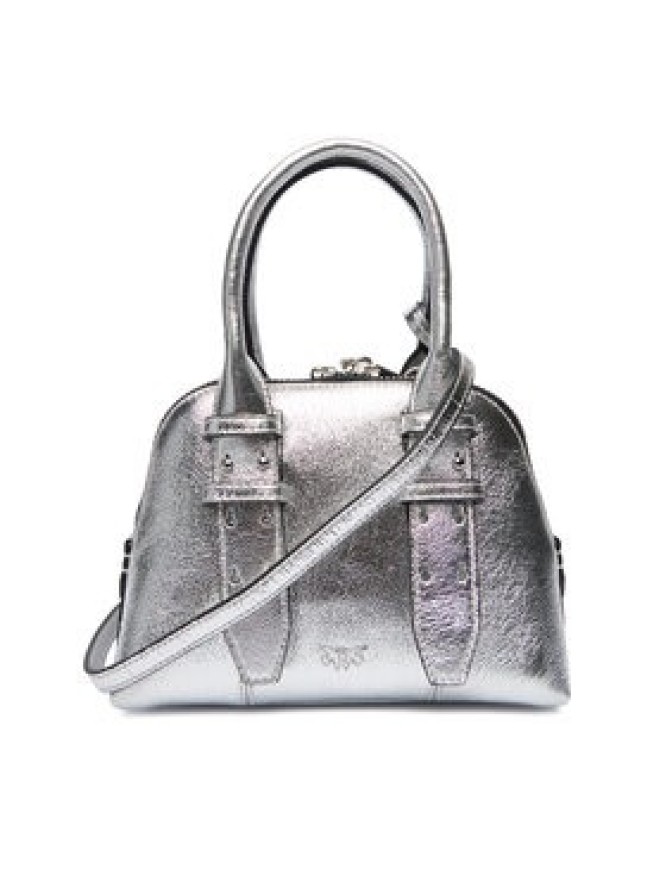 PINKO Torebka Bowling Bag Zip Mini AI 25-26 PLTT 105333 A0QO Srebrny