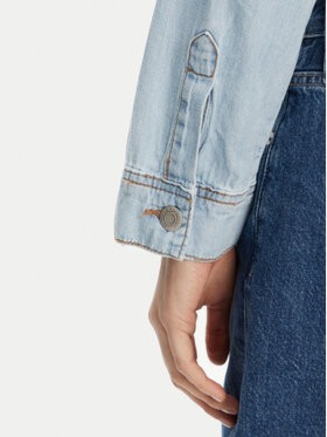 Noisy May Koszula jeansowa Selvi 27033010 Błękitny Regular Fit