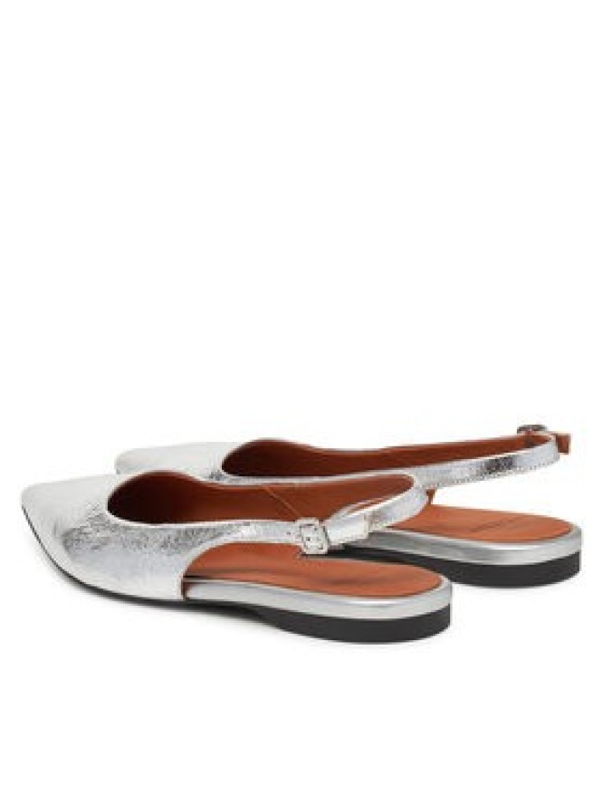 Vagabond Shoemakers Baleriny Hermine 5733-183-79 Srebrny