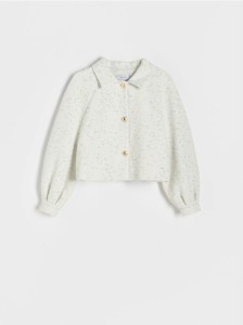 Tweedowa kurtka - jasnoniebieski