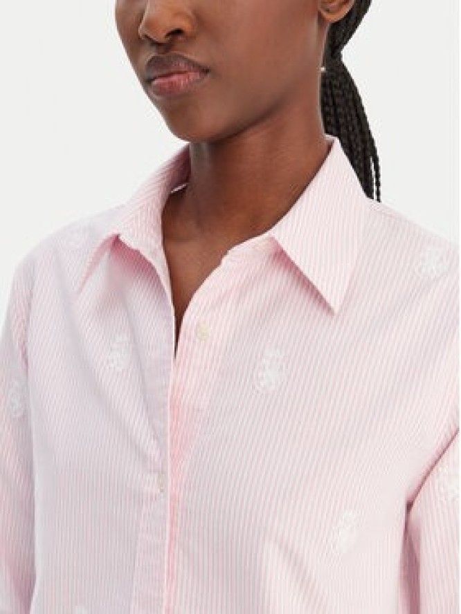 Tommy Hilfiger Koszula WW0WW49386 Różowy Regular Fit