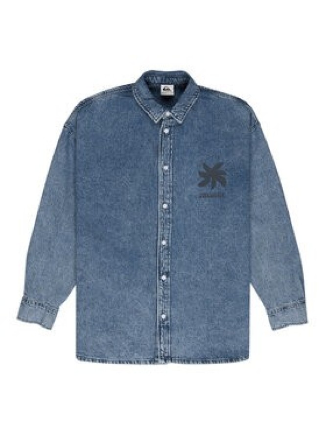 Quiksilver Koszula jeansowa Rahmat EQWWT03150 Niebieski Regular Fit