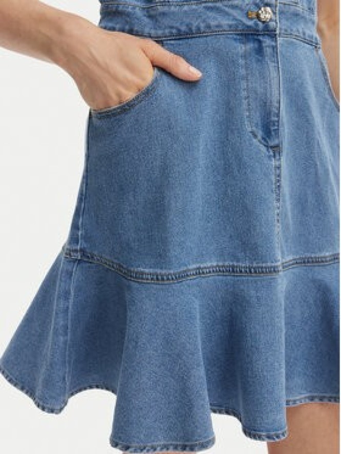 Morgan Sukienka jeansowa 261-RIGHT Niebieski Slim Fit