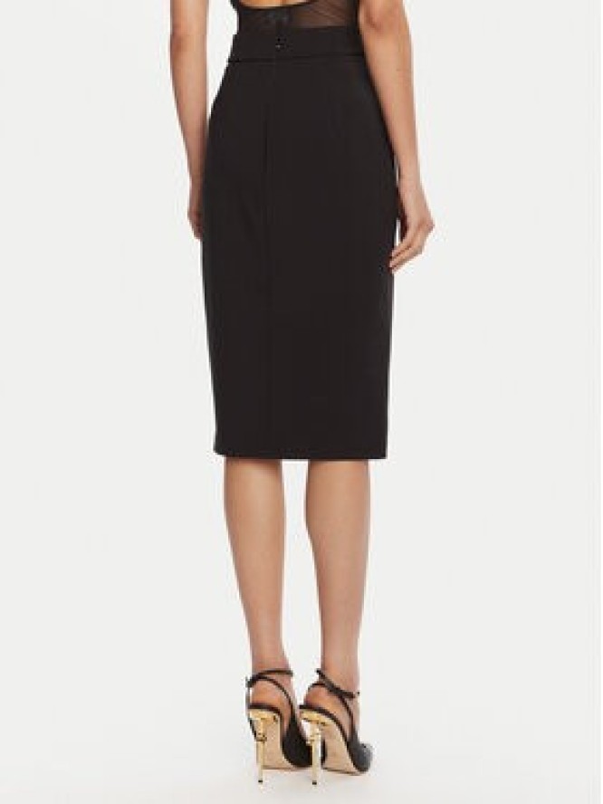 Elisabetta Franchi Spódnica ołówkowa GO-134-56E2-V390 Czarny Regular Fit