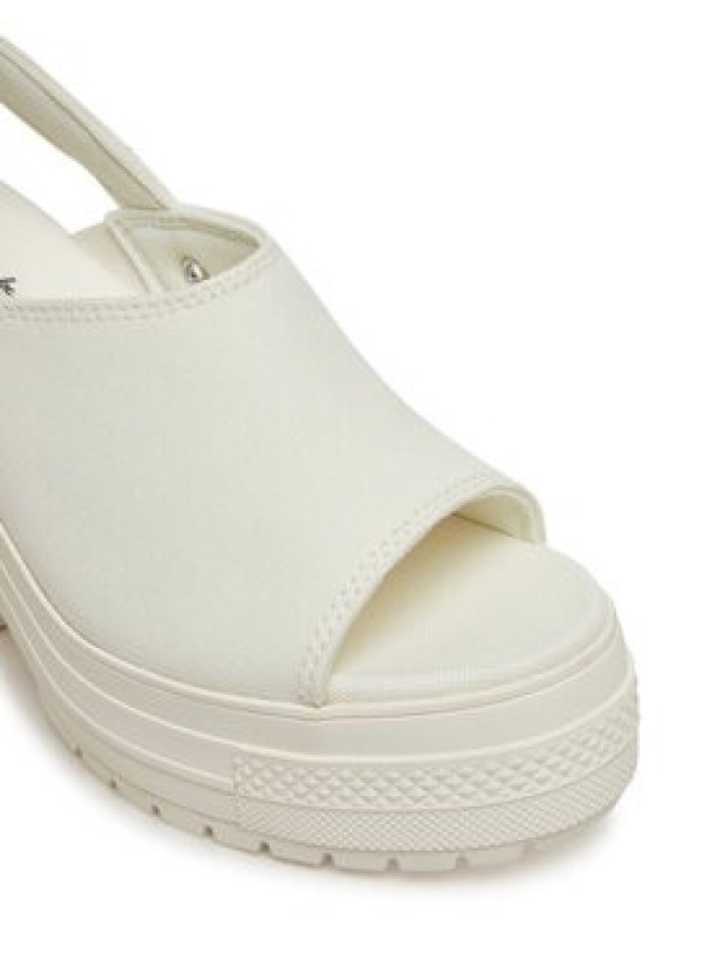 Converse Sandały Chuck 70 De Luxe Heel Sandal Platform A13796C Écru