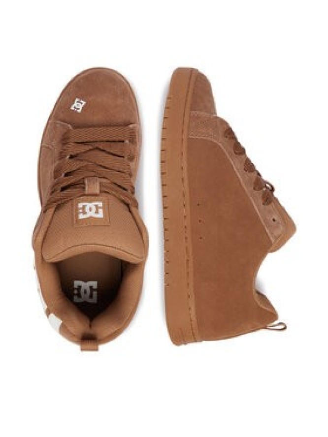 DC Shoes Sneakersy CEOWB-V5-10118 Brązowy jasny