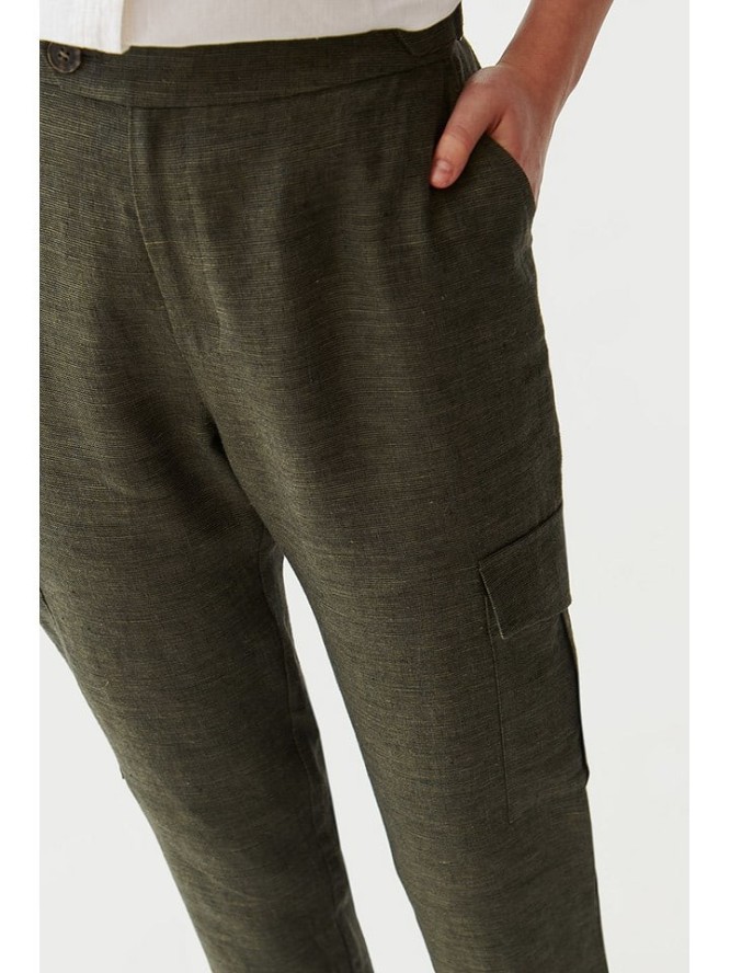 TATUUM Spodnie w kolorze khaki rozmiar: 40