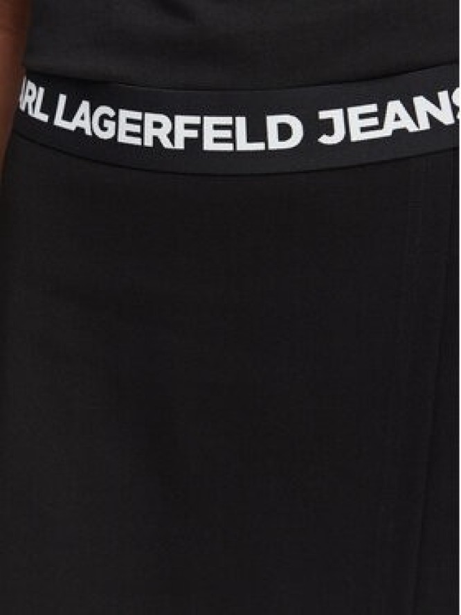 Karl Lagerfeld Jeans Spódnica mini B3W12004 Czarny Regular Fit