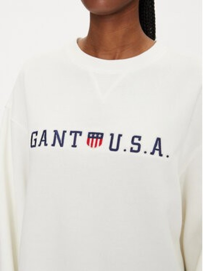 Gant Bluza 4200577 Biały Regular Fit