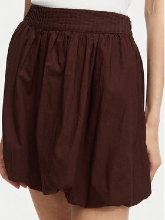 Vero Moda Spódnica mini Esther 10355460 Brązowy ciemny Regular Fit