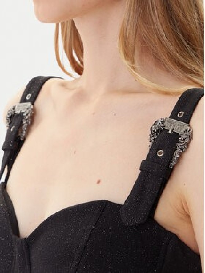 Versace Jeans Couture Sukienka koktajlowa 79HAO954 J0240 Czarny Slim Fit