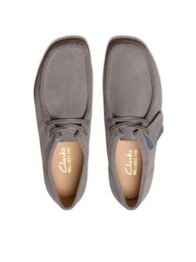 Clarks Półbuty WallabeeEVOSh 26181477 Szary