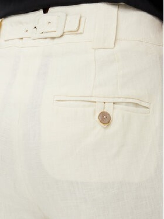 Marella Spodnie materiałowe Falco 2513131052200 Beżowy Regular Fit