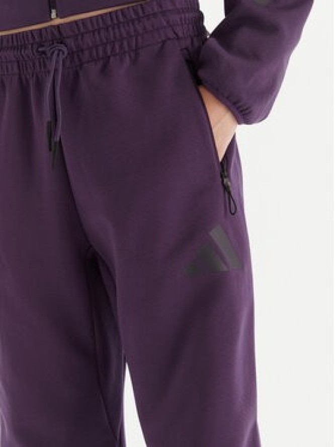 adidas Spodnie dresowe Z.N.E. Barrel KB9441 Fioletowy Loose Fit