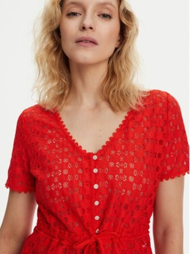 Morgan Bluzka 231-DATE Czerwony Slim Fit