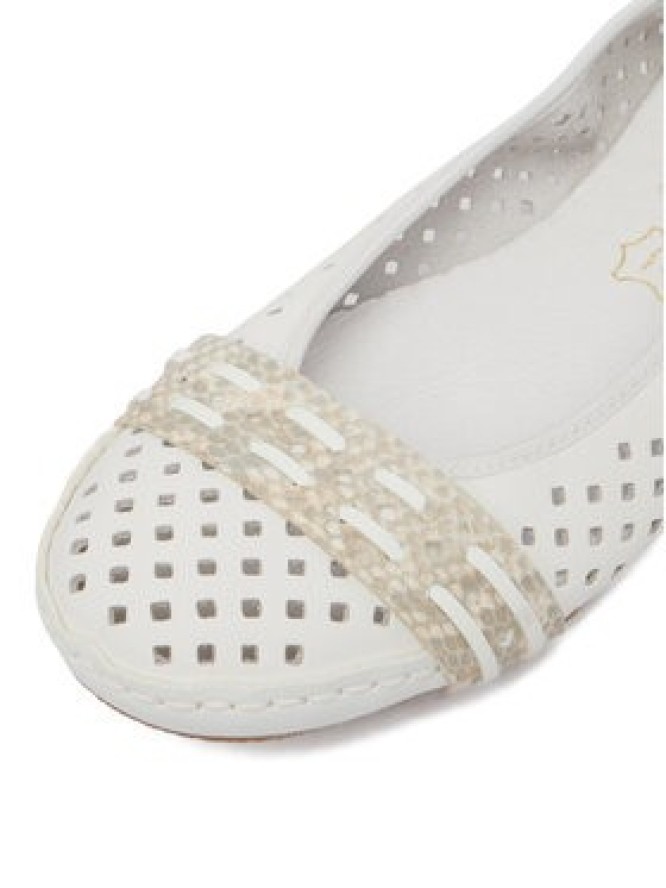 Rieker Baleriny CEO-41430-81 Biały