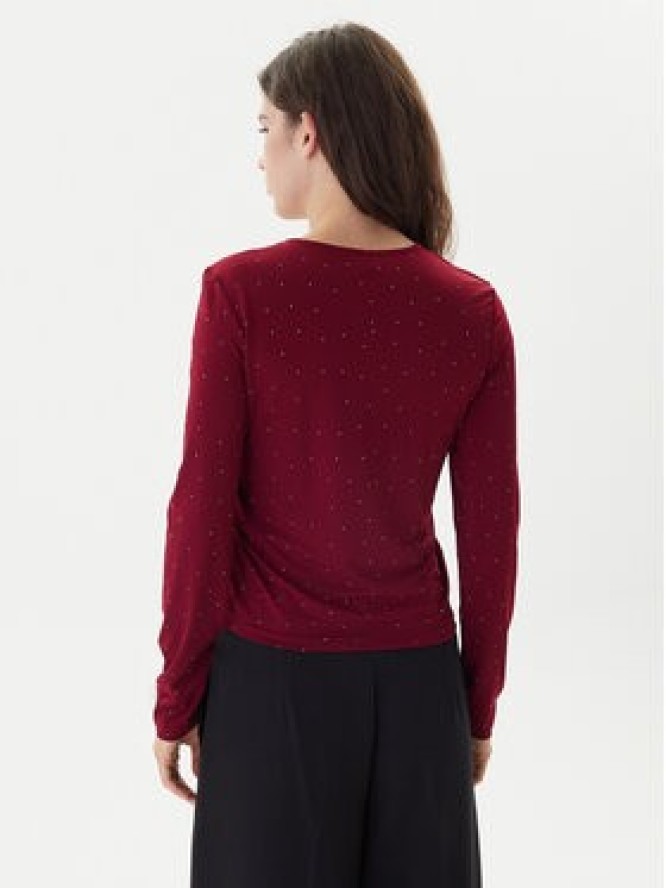 ONLY Bluzka Zita 15358986 Bordowy Regular Fit