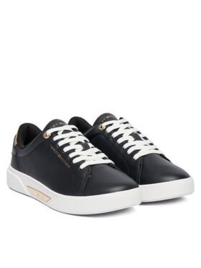 Tommy Hilfiger Sneakersy Essential Chic Court Sneaker FW0FW09019 Czarny