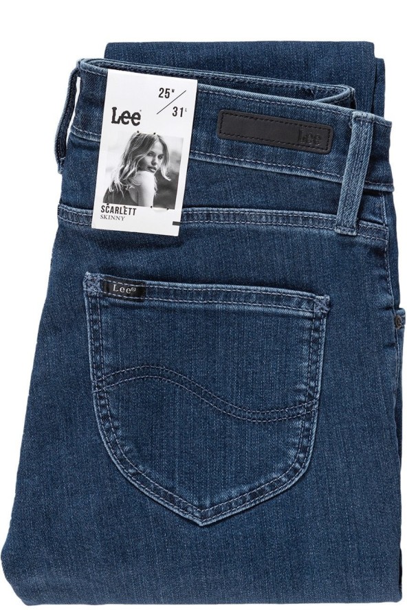 SPODNIE DAMSKIE LEE SCARLETT BLUEBERRY L526RKPJ 112111863