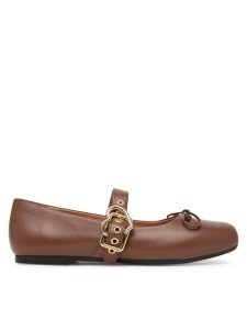 LOVE MOSCHINO Baleriny JA11091G1PIE0302 Brązowy