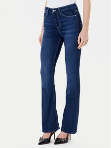 Guess Jeansy W5YA0L D0782 Niebieski Flare Fit