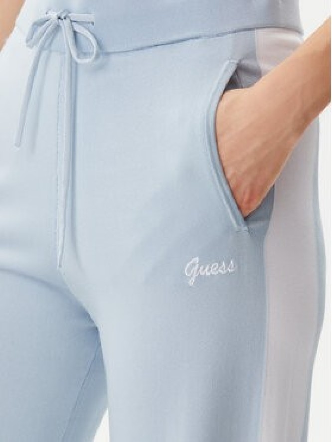Guess Spodnie dresowe V5GB00 Z3D60 Błękitny