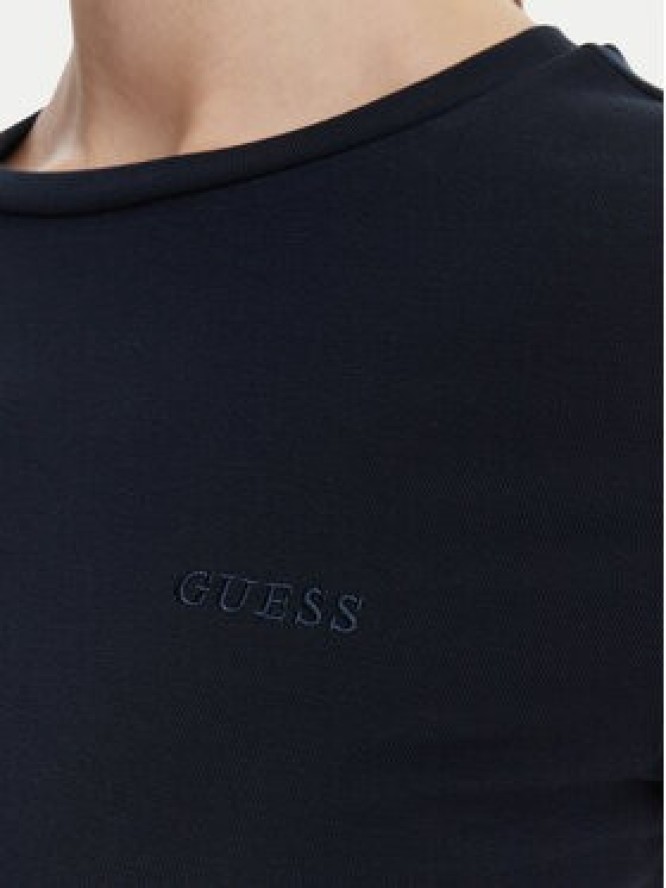 Guess T-Shirt V6YI24 K4787 Granatowy Slim Fit