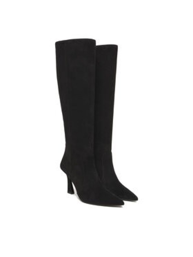 Stuart Weitzman Kozaki Vinnie Zip SM588 Czarny