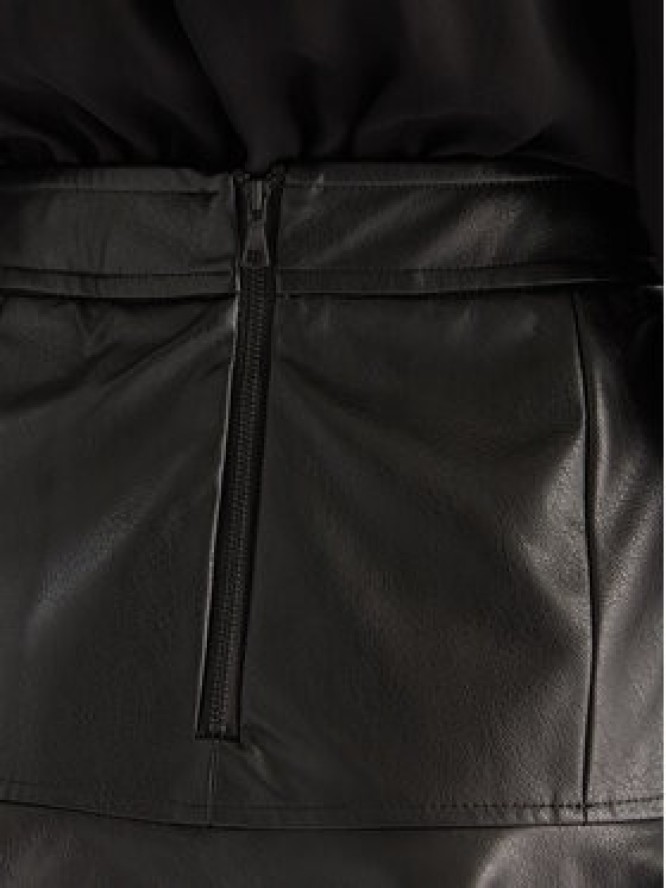 Bardot Spódnica z imitacji skóry Tisch 59924SB Czarny Regular Fit
