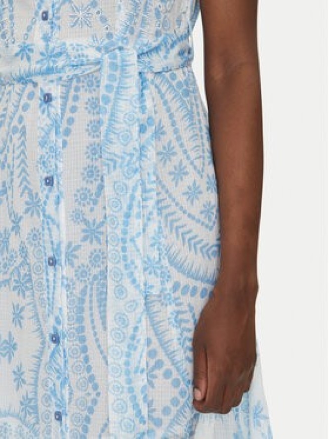 Iconique Sukienka koszulowa IC25-040 Niebieski Regular Fit