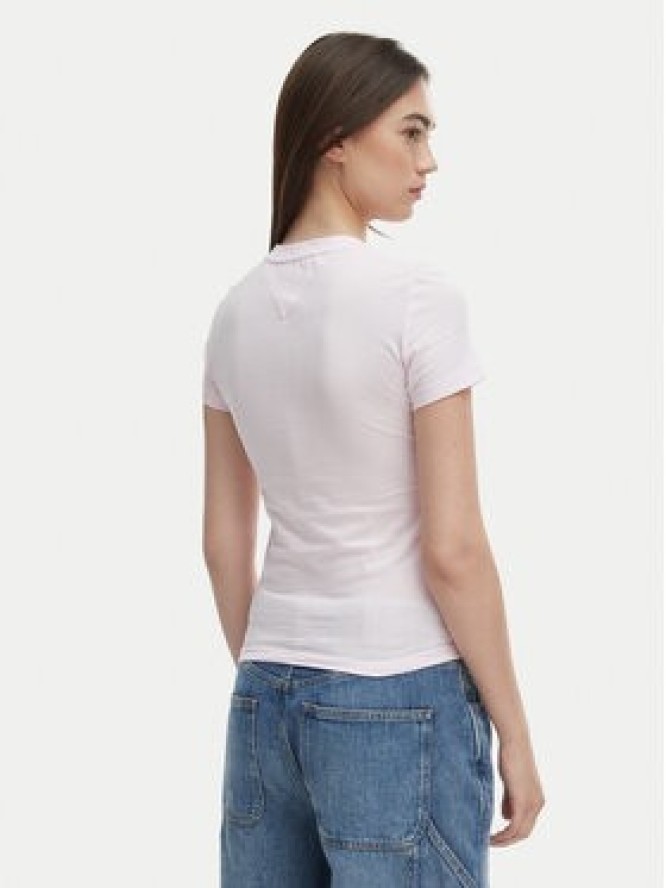 Tommy Jeans T-Shirt DW0DW22781 Różowy Regular Fit