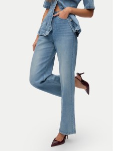 Vero Moda Jeansy Vega 10347947 Niebieski Wide Leg
