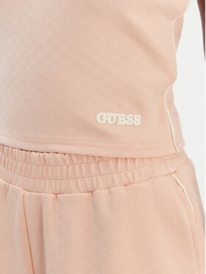Guess Top V6GP17 K3215 Pomarańczowy Regular Fit