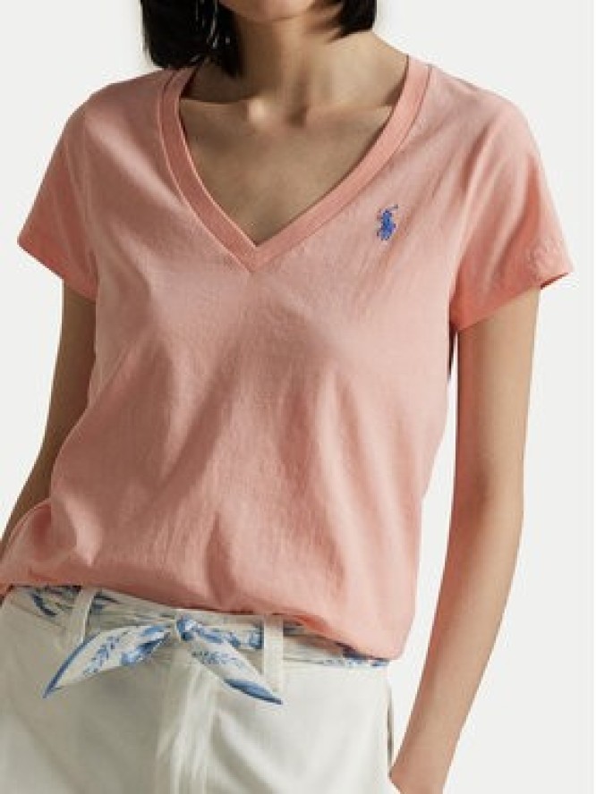 Polo Ralph Lauren T-Shirt 211902403008 Różowy Straight Fit