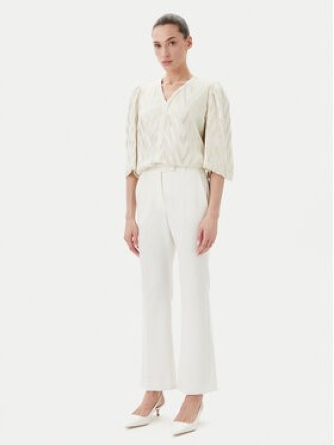 Bruuns Bazaar Bluzka Collard Majlya BBW4486 Beżowy Regular Fit