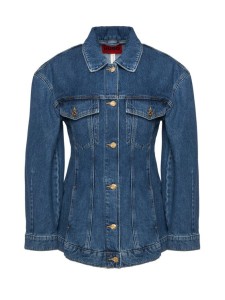 HUGO Kurtka jeansowa Icon 50569648 Granatowy Regular Fit