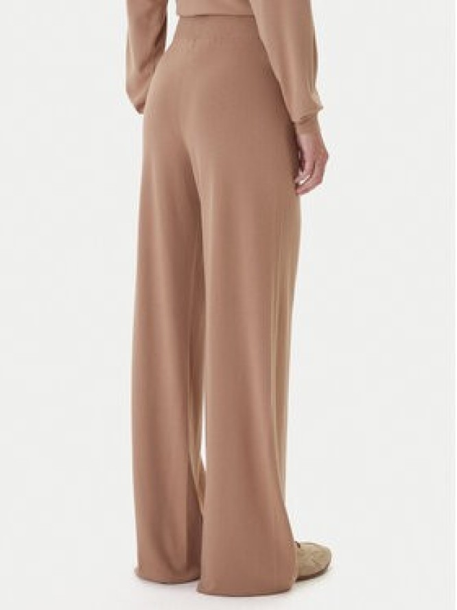 Kontatto Spodnie dzianinowe 3M0803C Beżowy Regular Fit